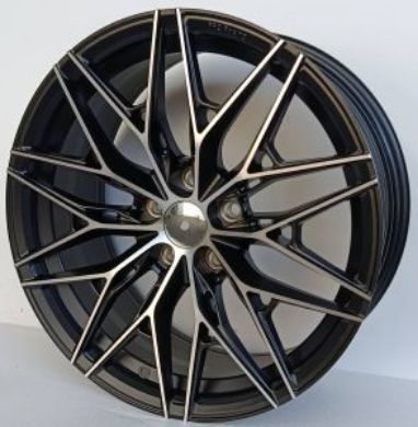 Slika FORCAR MOTORSPORT 8X18 5X112 66.5 ET35 FORMING-FW003-BLACK-POLISHED 