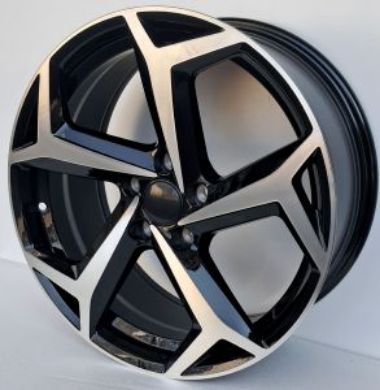 Slika FORCAR MOTORSPORT 8X18 5X112 57.1 ET44 BLACK-POLISHED 