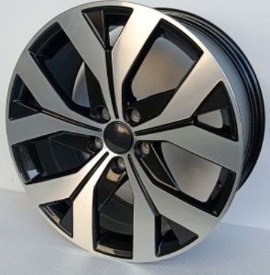 Slika FORCAR MOTORSPORT 8X18 5X112 57.1 ET44 BLACK-POLISHED 