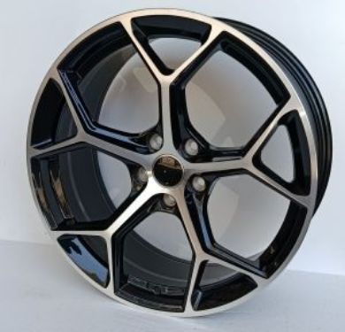 Slika IVISION WHEELS 8.5X19 5X112 66.5 ET35 743206FF-BLACK-POLISHED 