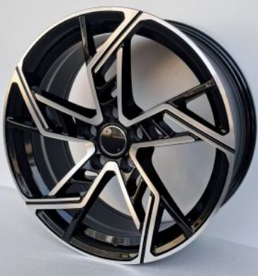 Slika IVISION WHEELS 9X20 5X112 66.4 ET30 743207FF-BLACK-POLISHED 